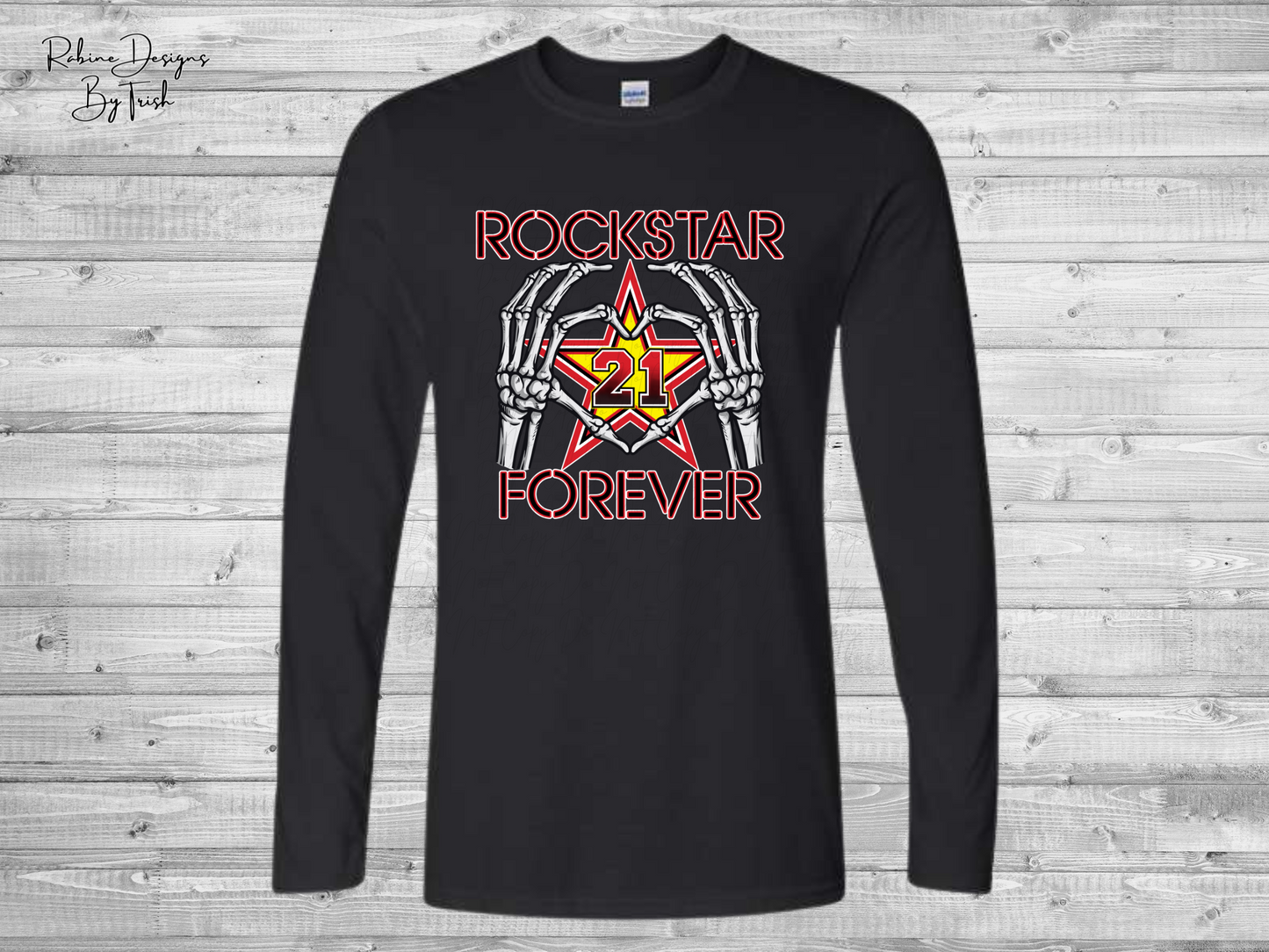 Rockstar Forever Memorial Shirt (Front Design Only)