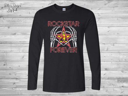 Rockstar Forever Memorial Shirt (Front Design Only)