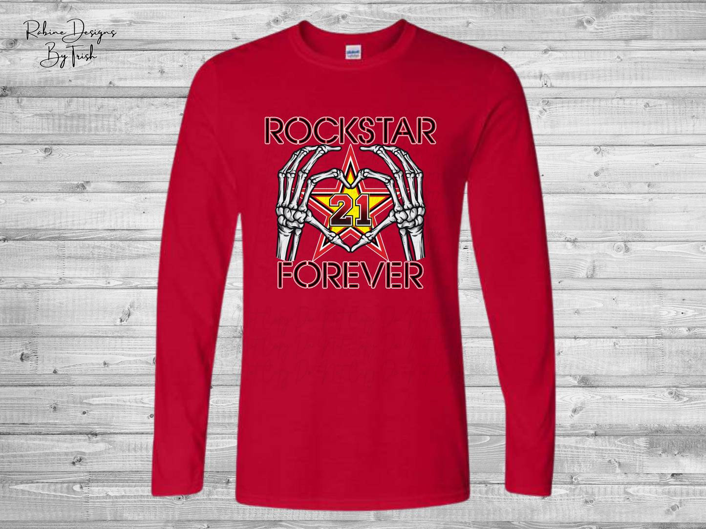 Rockstar Forever Memorial Shirt (Front Design Only)