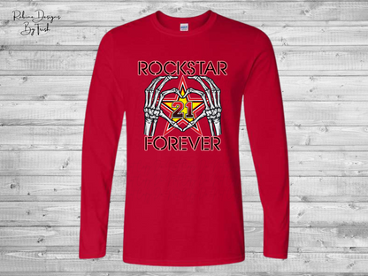 Rockstar Forever Memorial Shirt (Front Design Only)