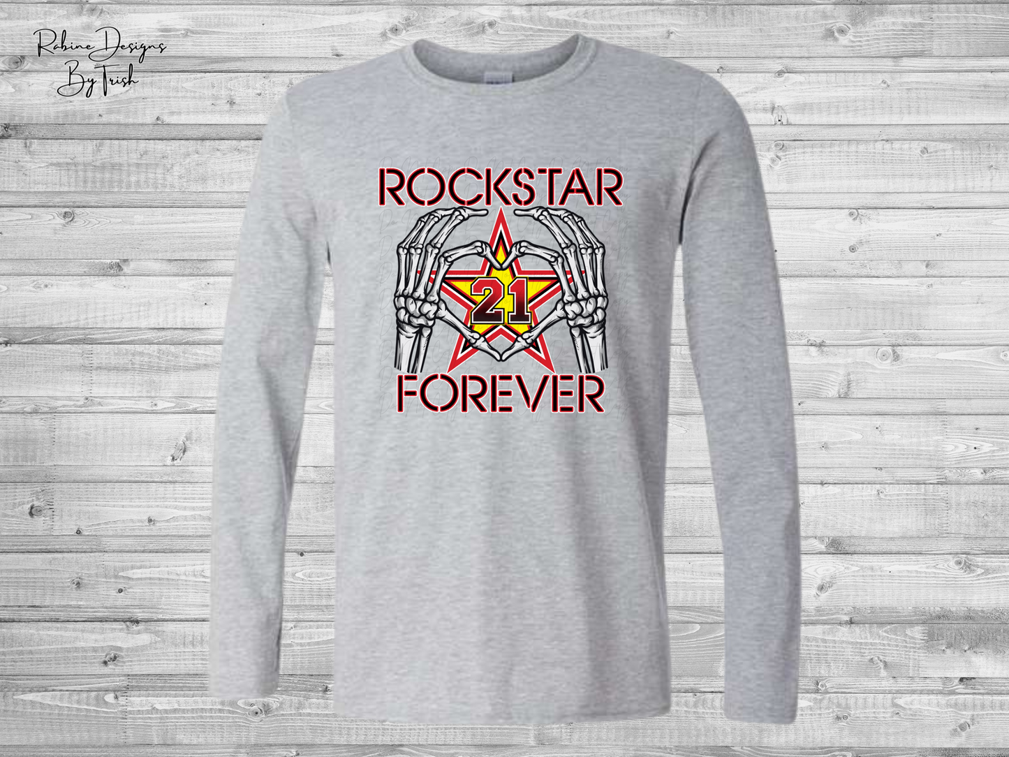 Rockstar Forever Memorial Shirt (Front Design Only)