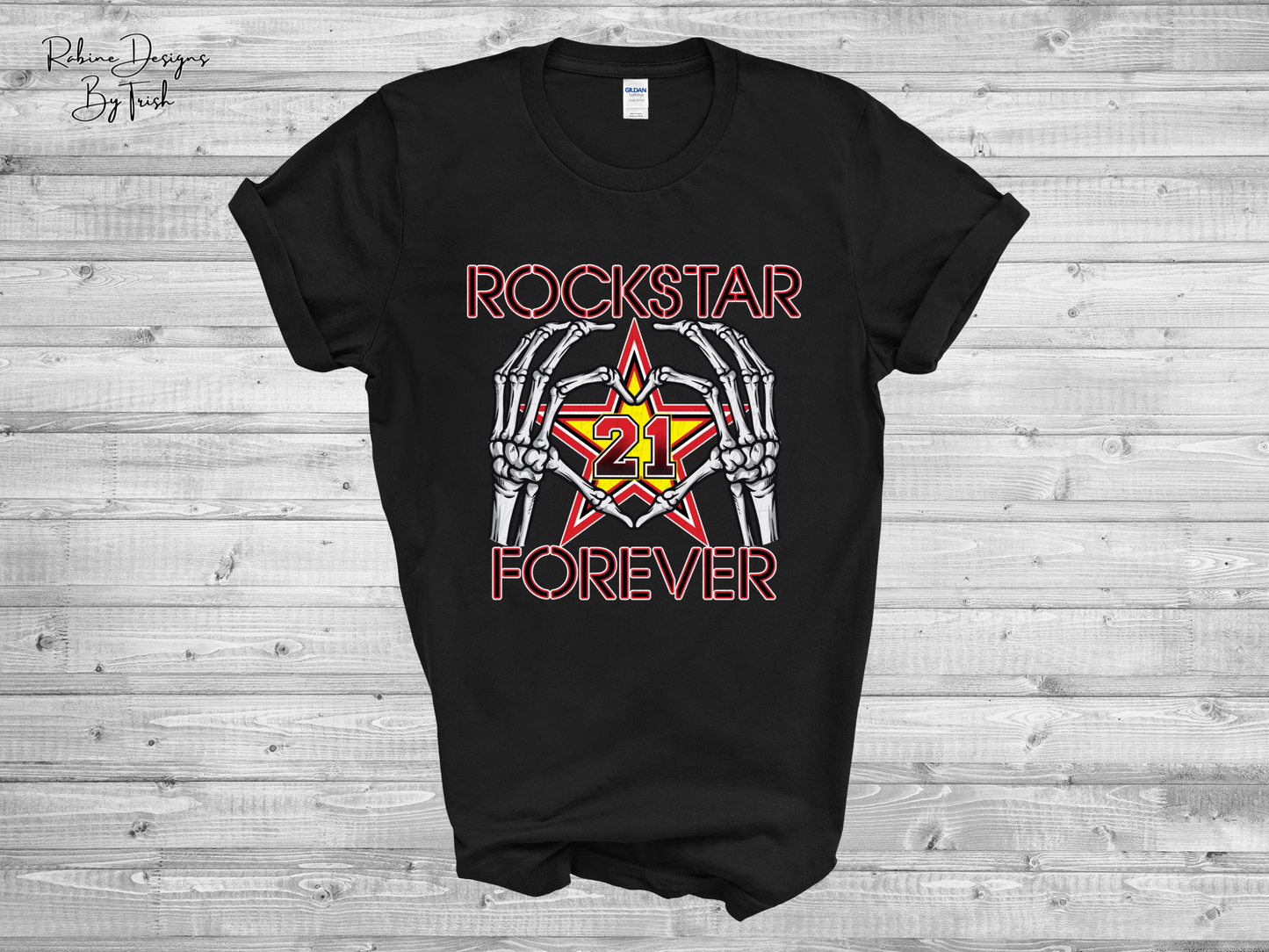 Rockstar Forever Memorial Shirt (Front Design Only)