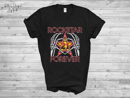 Rockstar Forever Memorial Shirt (Front Design Only)