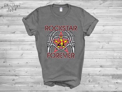 Rockstar Forever Memorial Youth Shirt (Front Design Only)