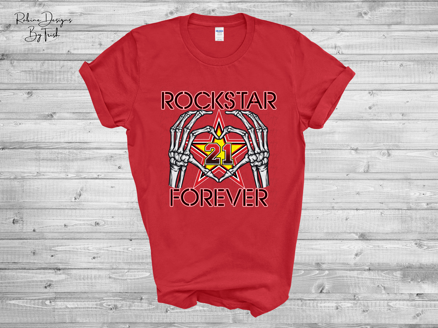 Rockstar Forever Memorial Shirt (Front Design Only)
