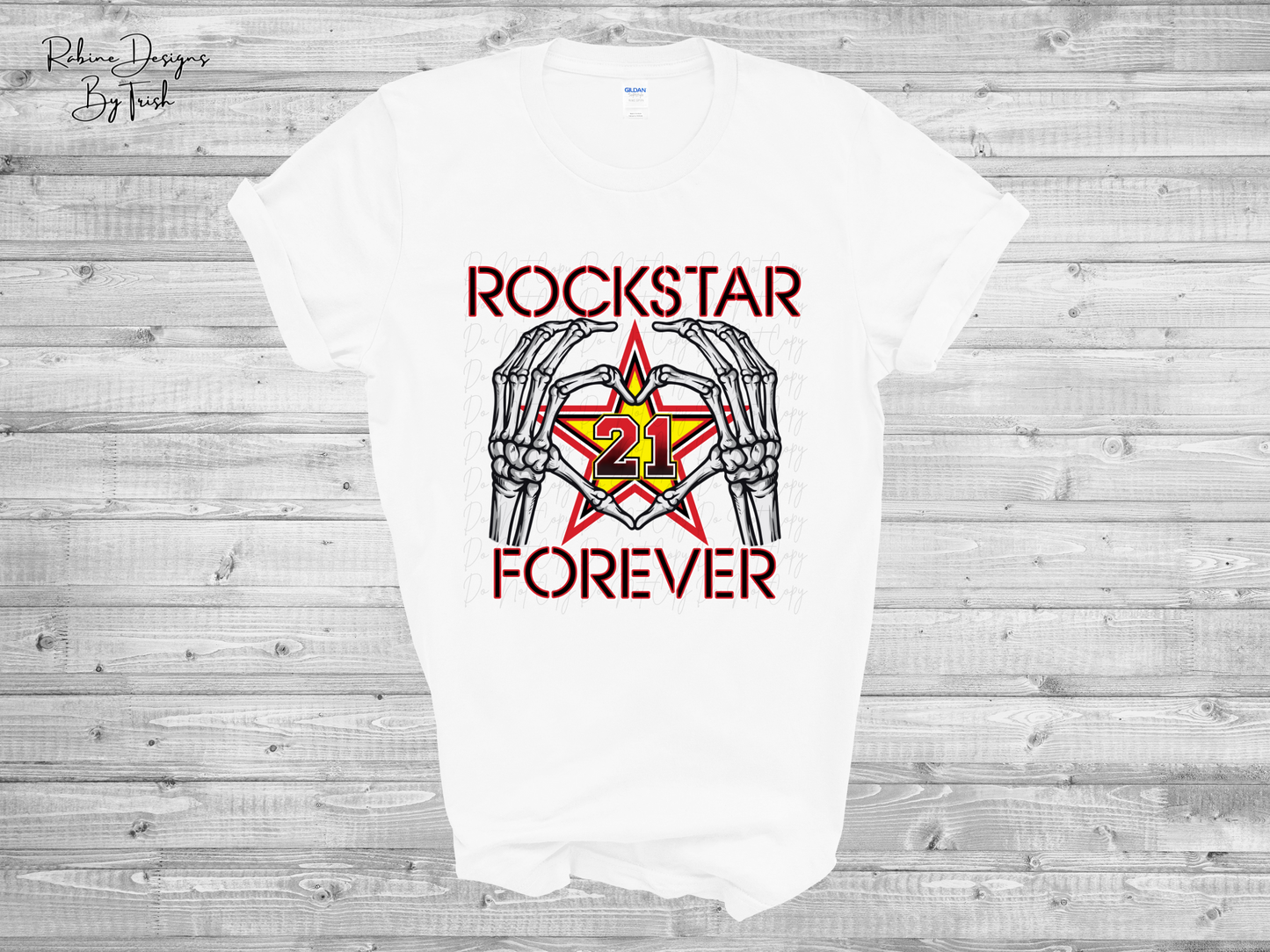 Rockstar Forever Memorial Youth Shirt (Front Design Only)