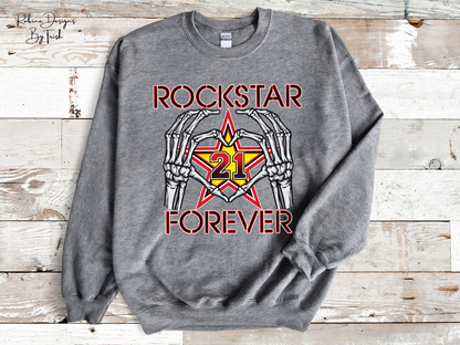Rockstar Forever Memorial Shirt (Front Design Only)