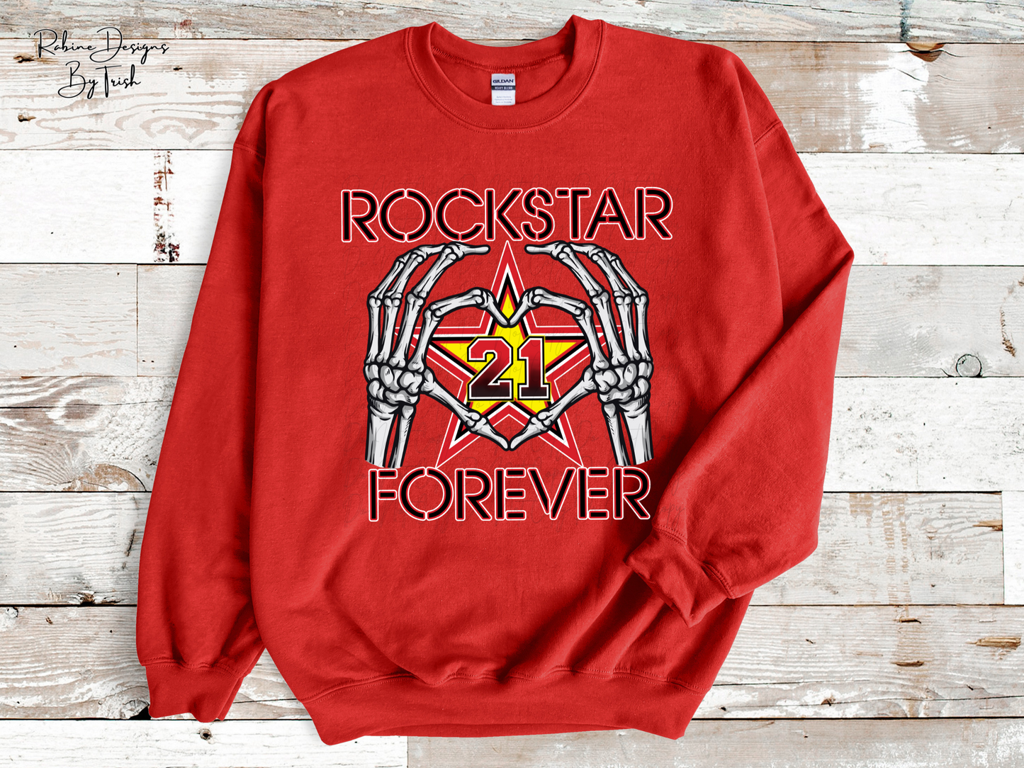 Rockstar Forever Memorial Shirt (Front Design Only)