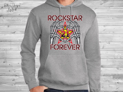 Rockstar Forever Memorial Tall Shirt (Front Design Only)