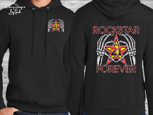 Rockstar Forever Heart Hand Memorial Youth Shirt
