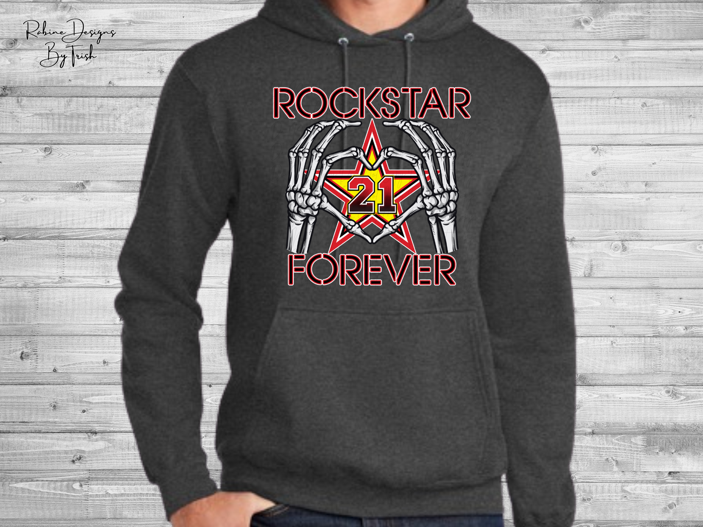 Rockstar Forever Memorial Tall Shirt (Front Design Only)
