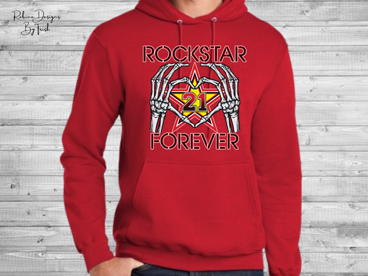 Rockstar Forever Memorial Tall Shirt (Front Design Only)