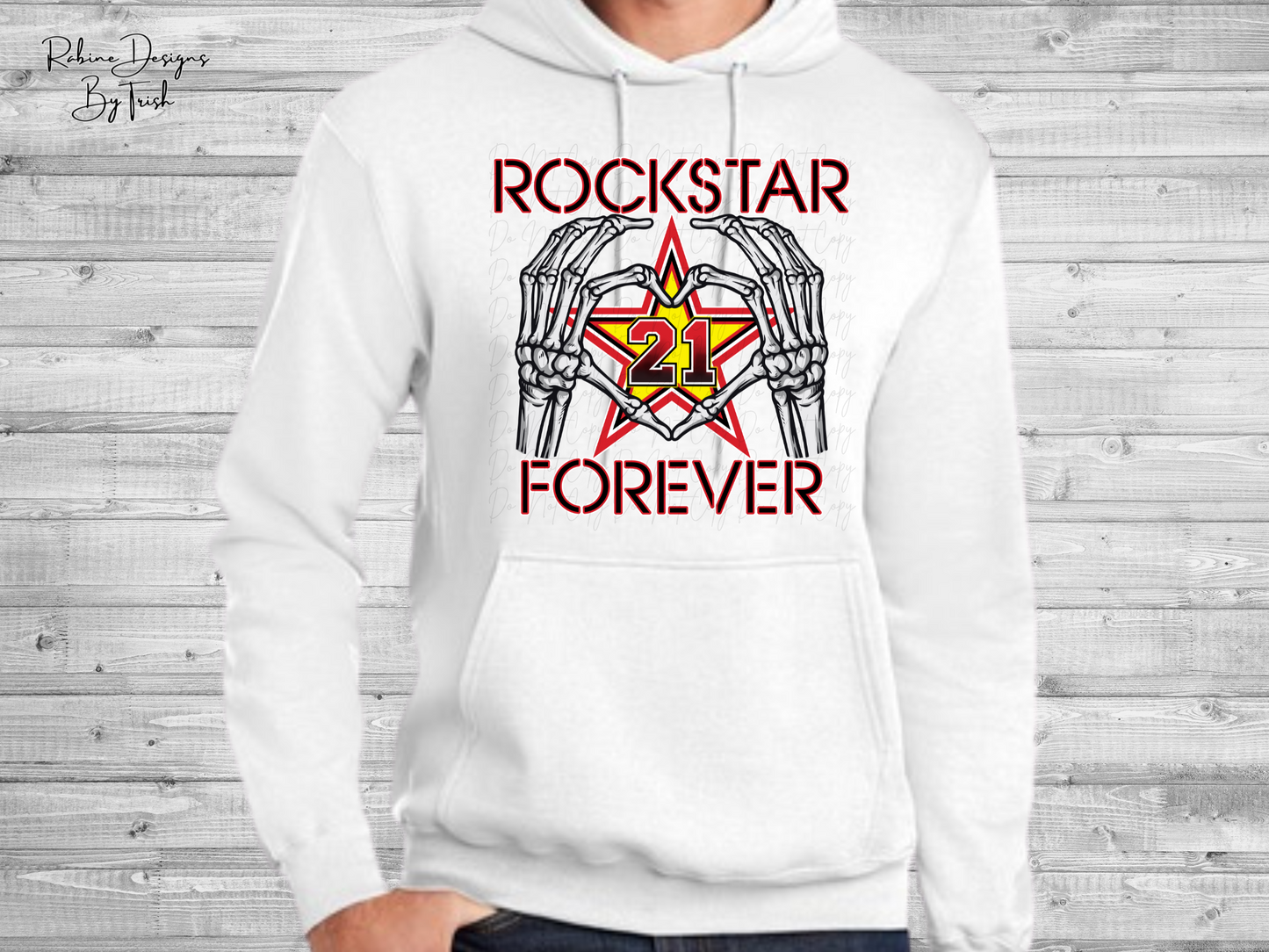 Rockstar Forever Memorial Tall Shirt (Front Design Only)