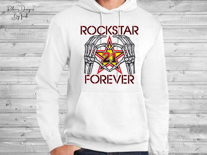 Rockstar Forever Memorial Tall Shirt (Front Design Only)