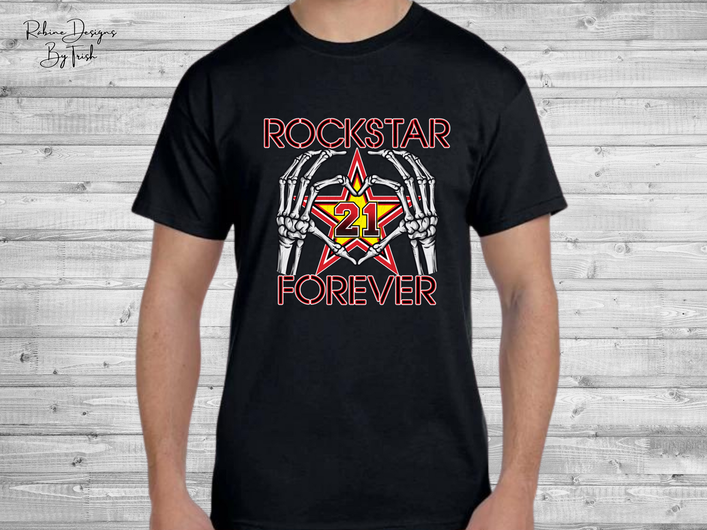 Rockstar Forever Memorial Tall Shirt (Front Design Only)