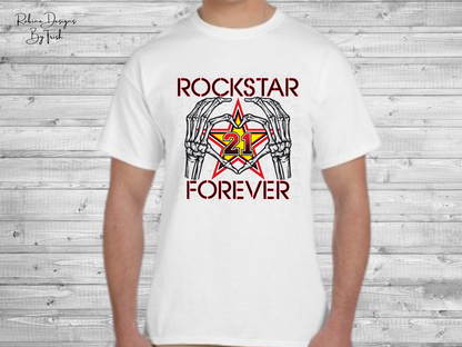 Rockstar Forever Memorial Tall Shirt (Front Design Only)