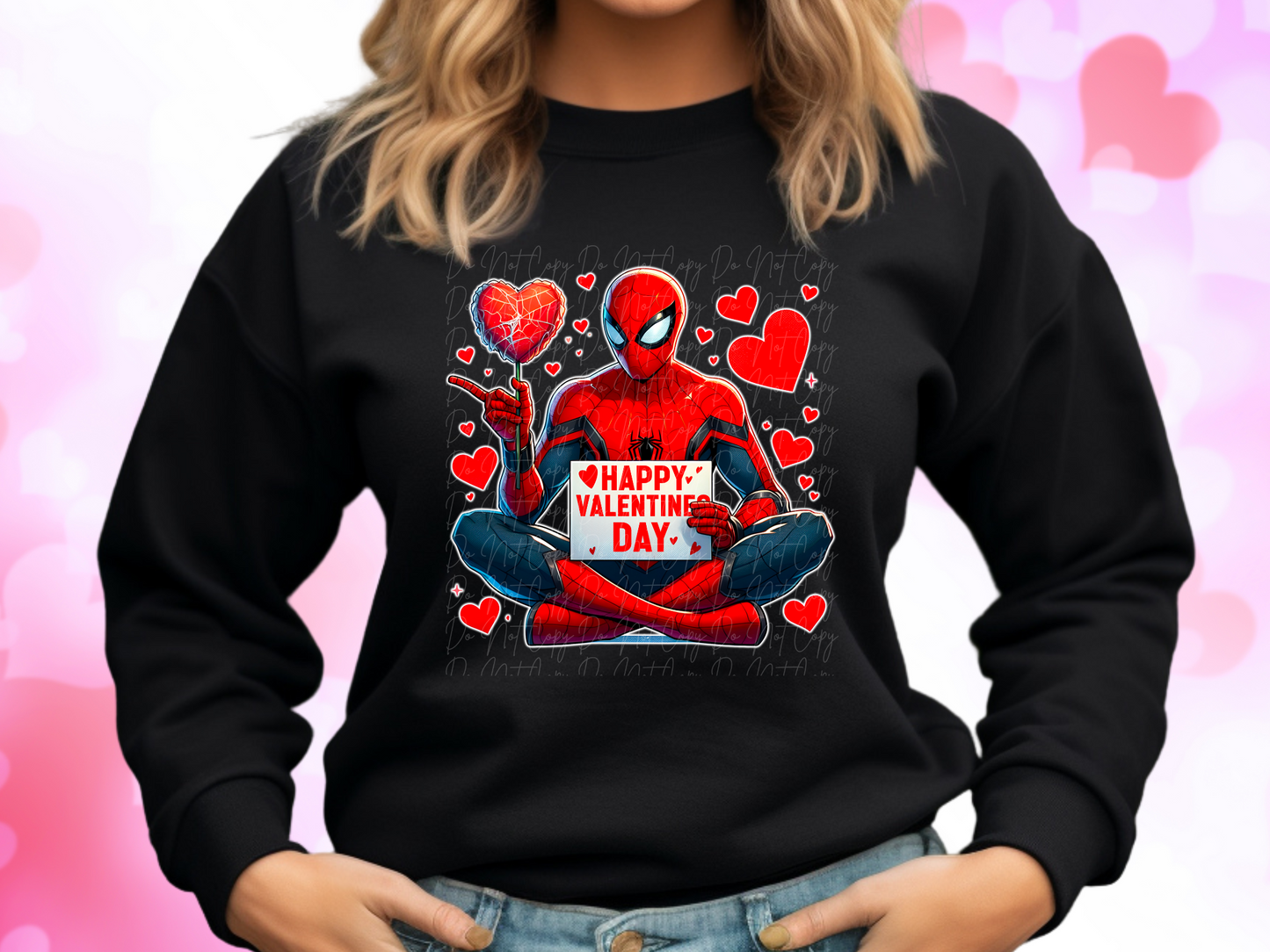 Spiderman Valentine's Day Sweatshirt