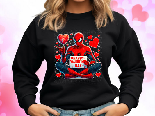 Spiderman Valentine's Day Sweatshirt