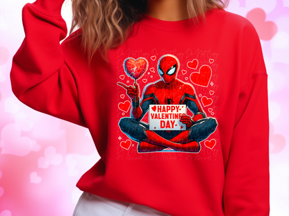 Spiderman Valentine's Day Sweatshirt