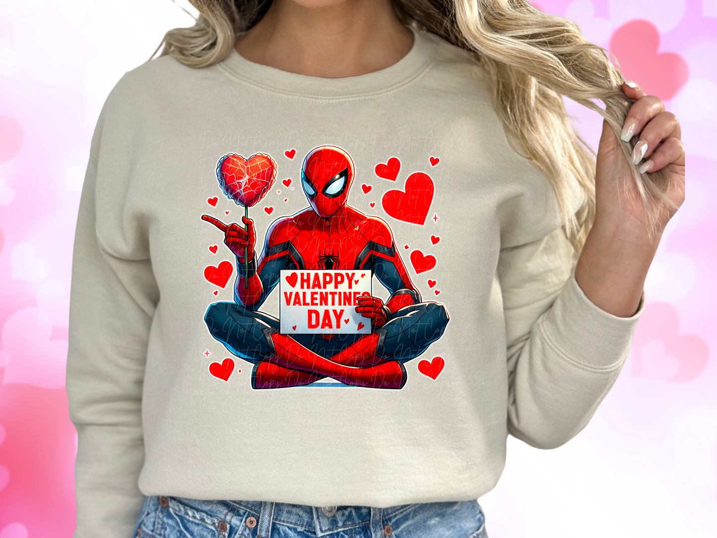 Spiderman Valentine's Day Sweatshirt