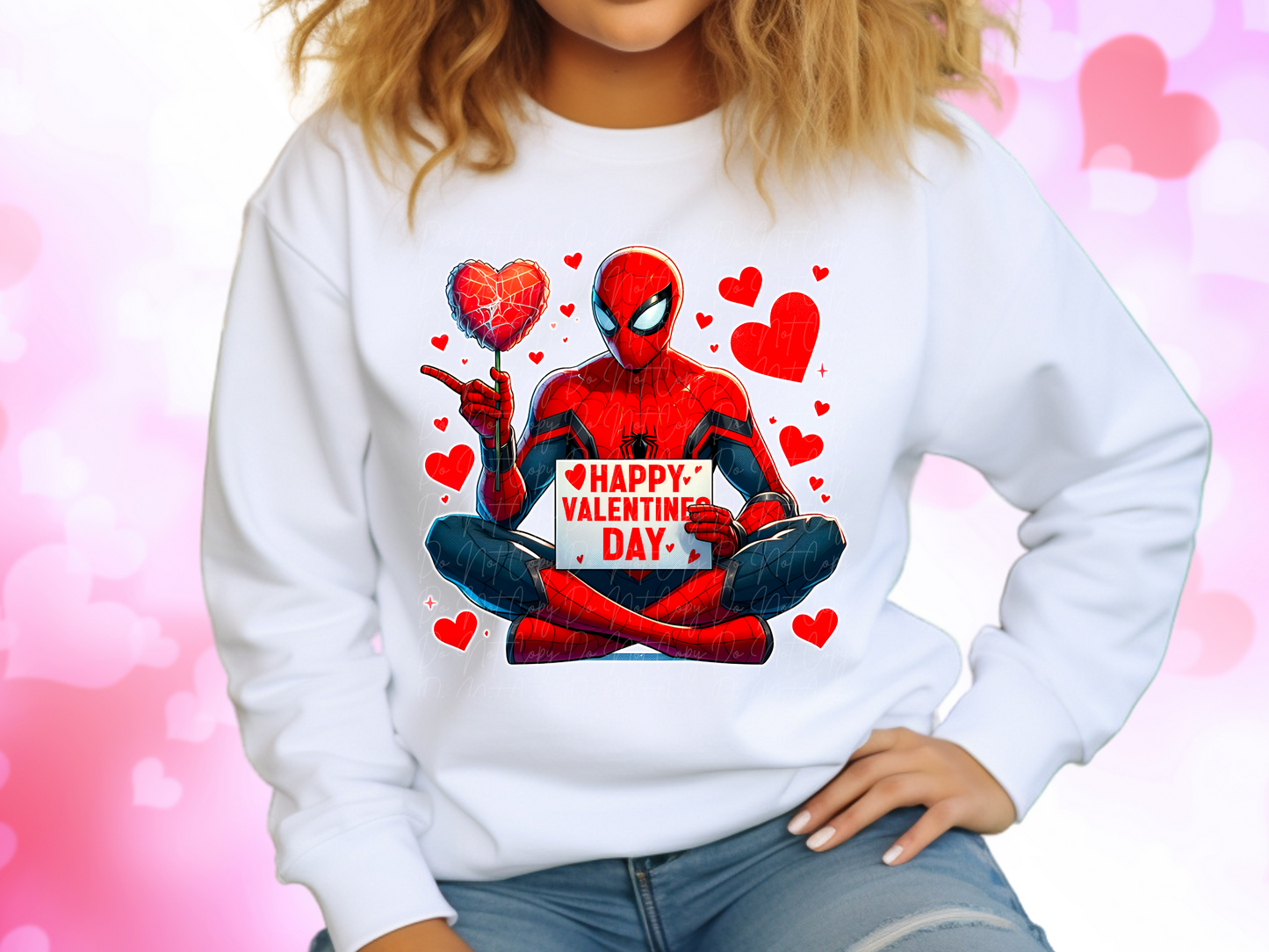 Spiderman Valentine's Day Sweatshirt