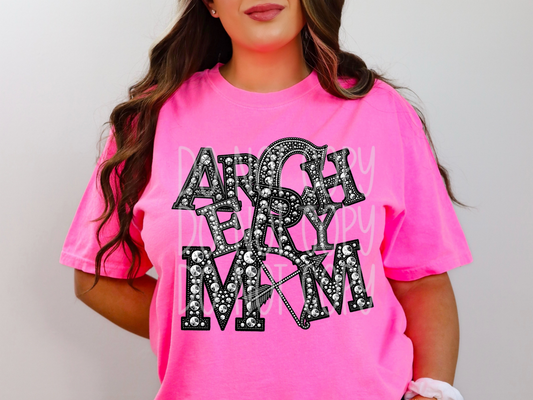 Archery Mom Rhinestone DTF Transfer - TED1466