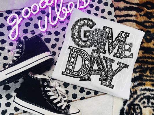 Basketball Game Day Rhinestone DTF Transfer - TED1500