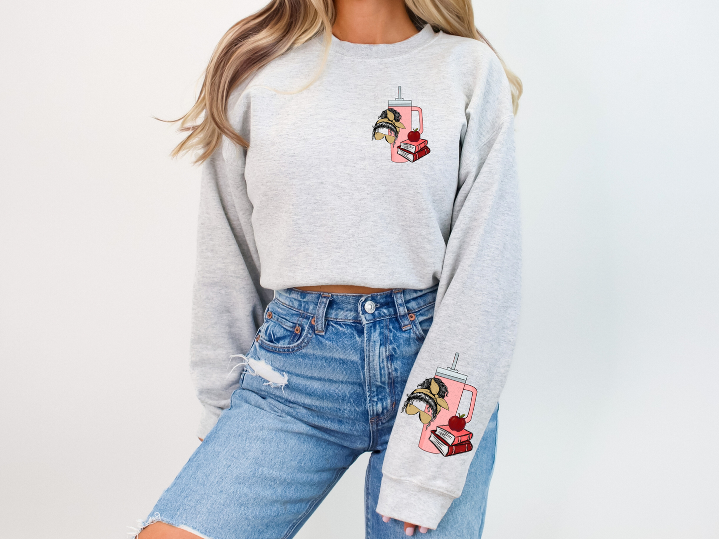 Teacher Wife Bougie Pocket-Sleeve DTF Transfer - TED1126