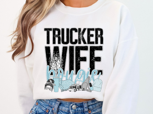 Trucker Wife Bougie DTF Transfer - TED1133