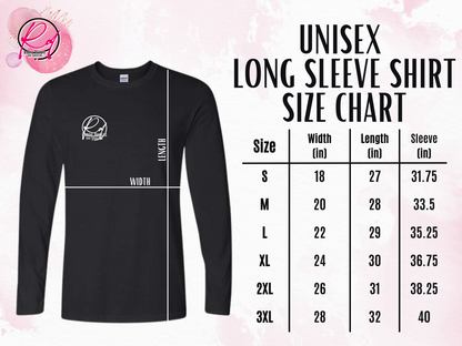 Rockstar 21 Front Design Only Unisex White Long Sleeve Shirt
