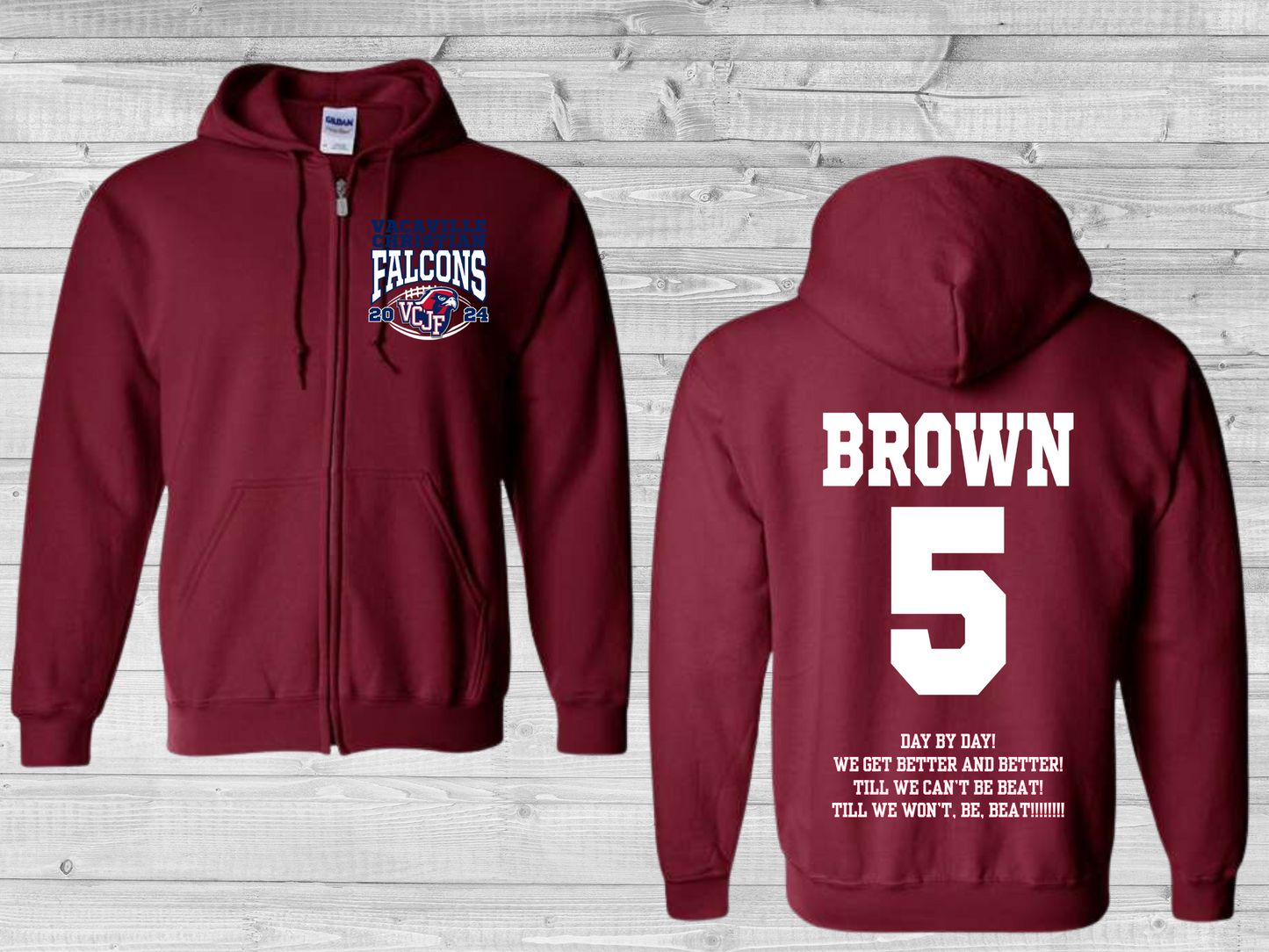 VCJF Football and Cheer Design 10 - Adult