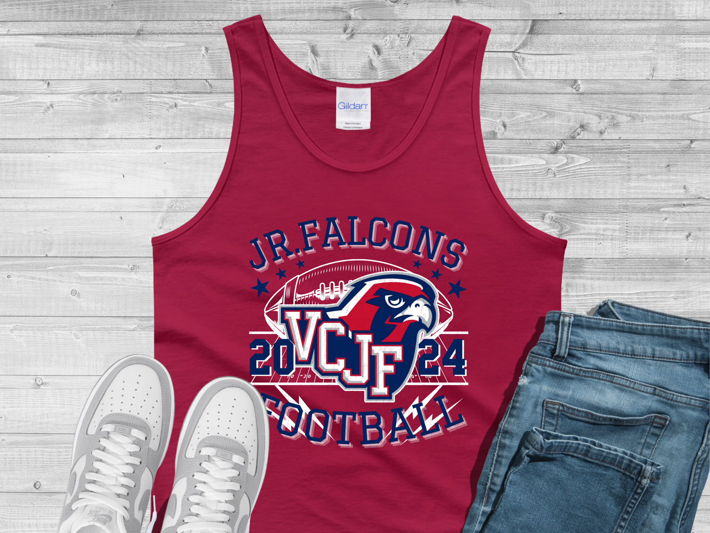 VCJF Football and Cheer Design 1 - Adult
