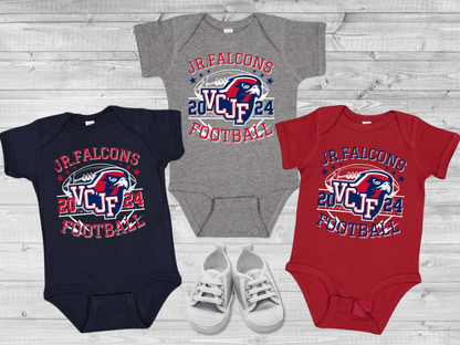VCJF Football and Cheer Design 1 - Baby Onesie