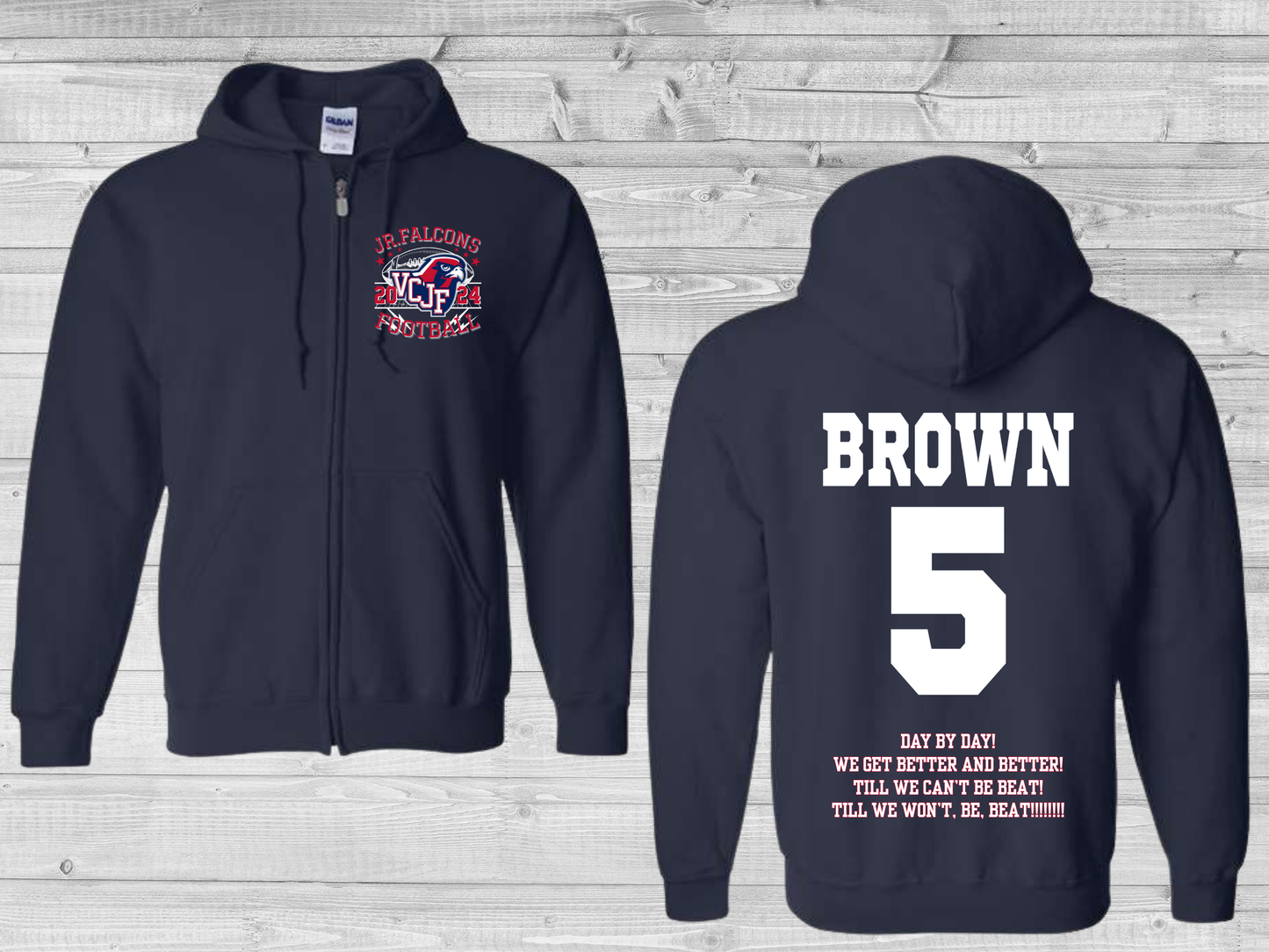 VCJF Football and Cheer Design 1 - Adult