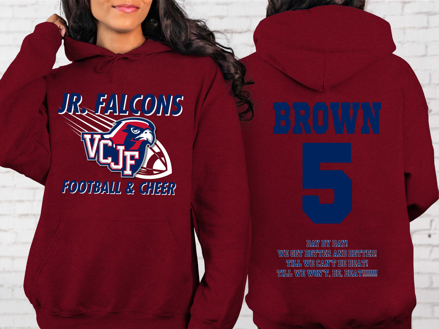 VCJF Football and Cheer Design 2 - Youth