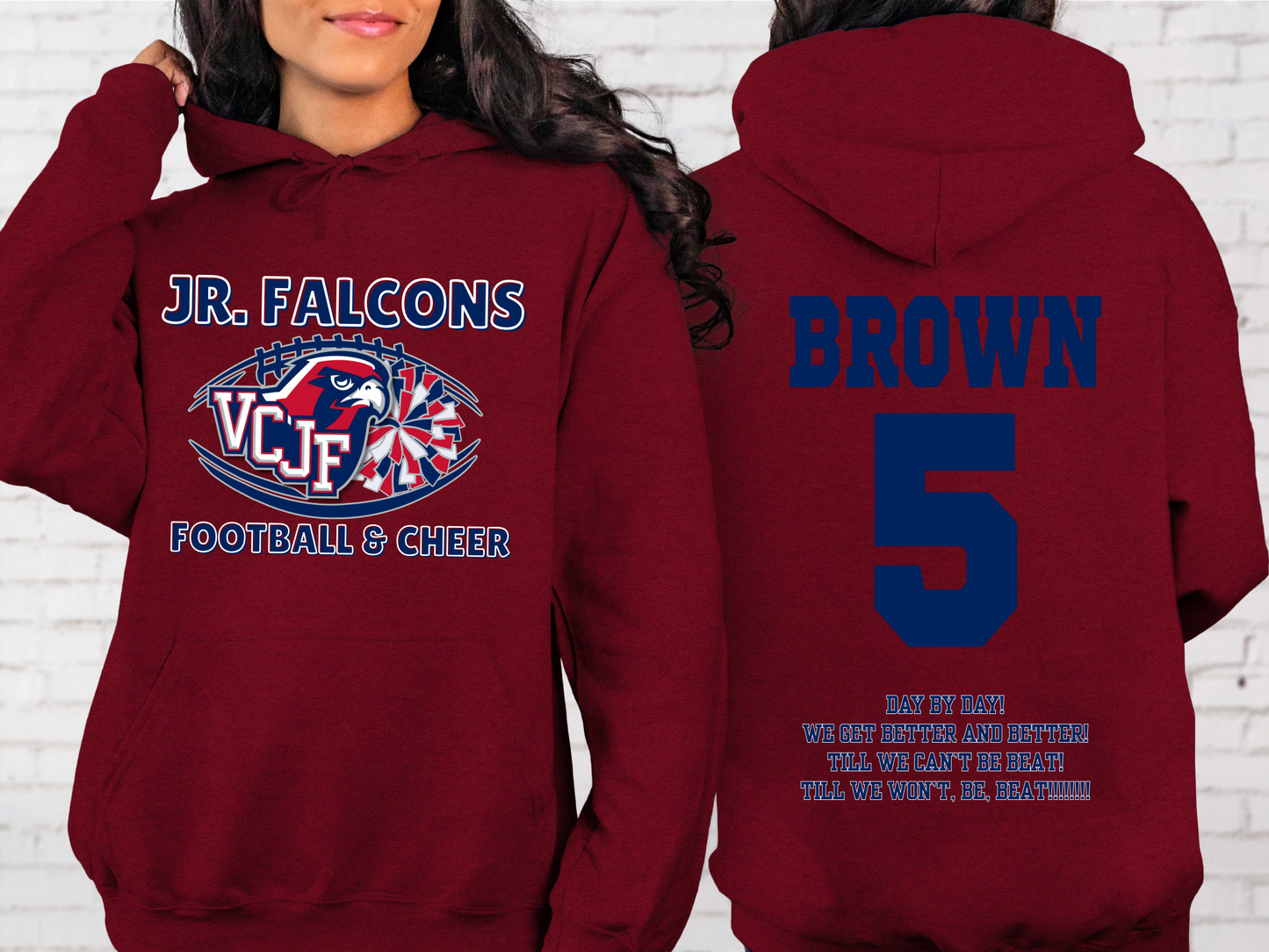 VCJF Football and Cheer Design 3 - Youth