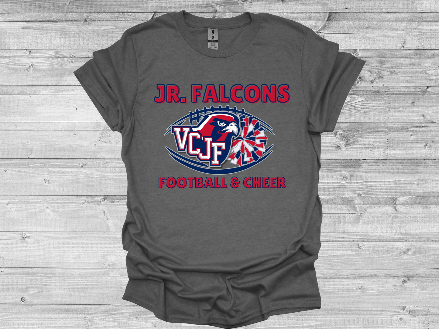 VCJF Football and Cheer Design 3 - Youth