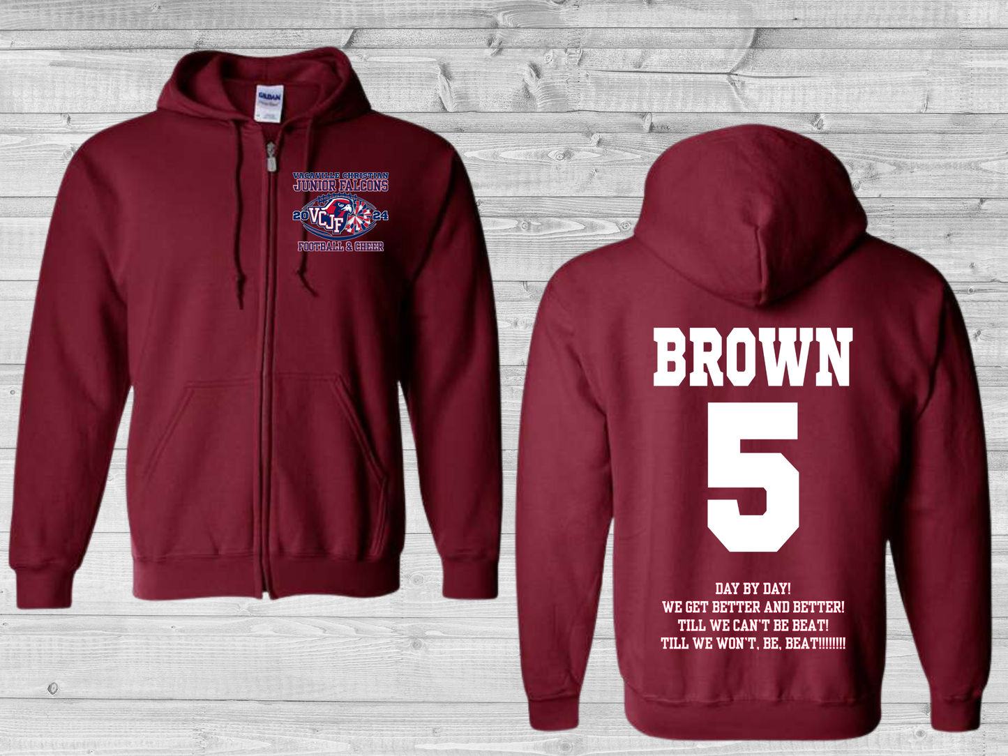 VCJF Football and Cheer Design 5 - Adult