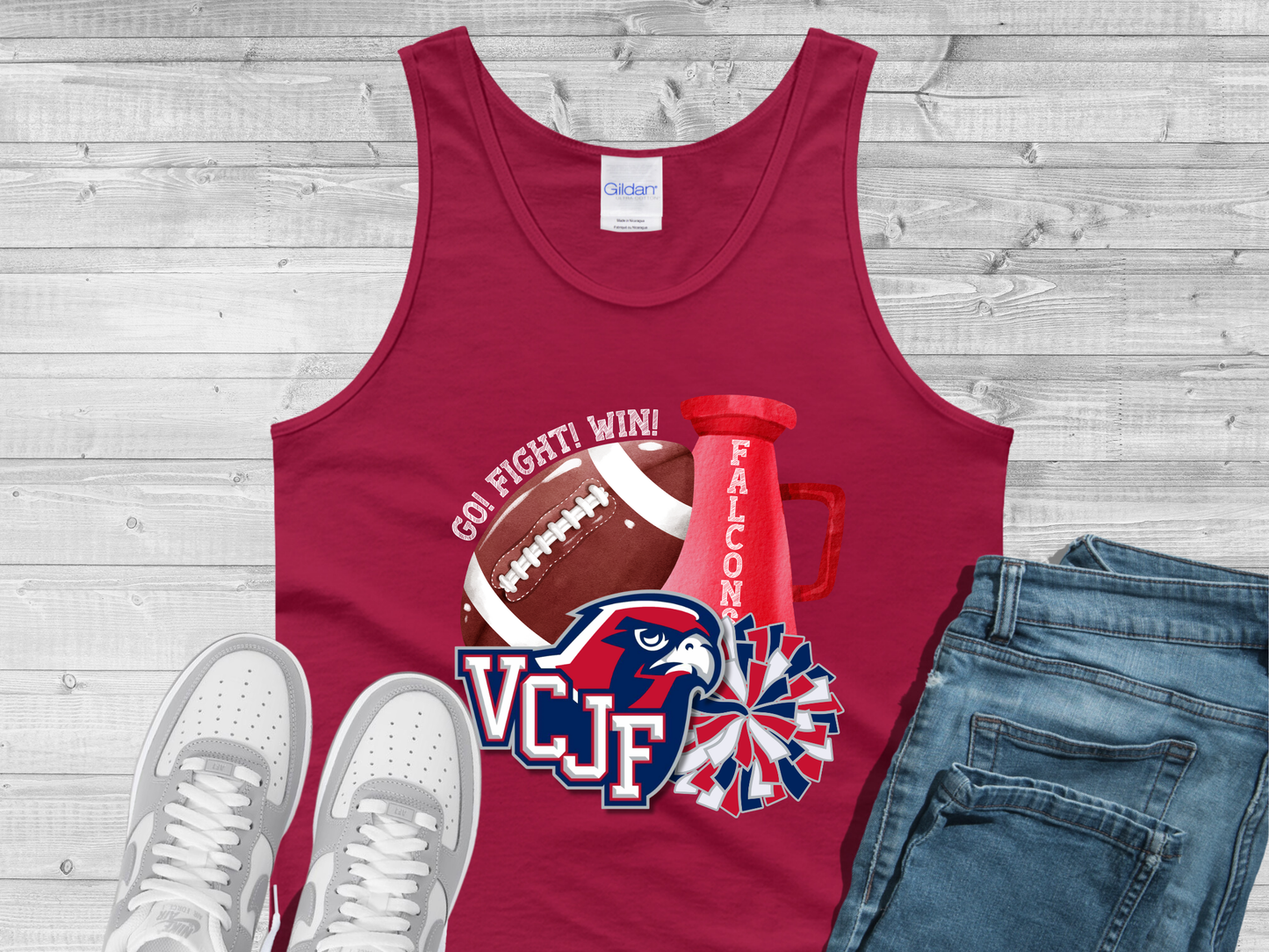 VCJF Football and Cheer Design 6 - Adult