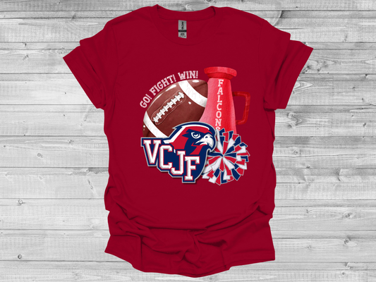 VCJF Football and Cheer Design 6 - Youth