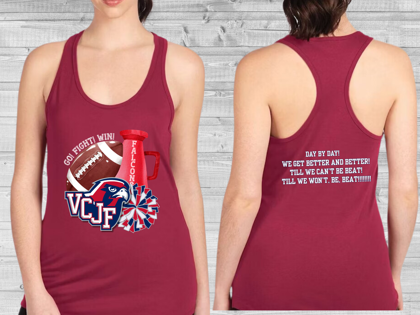 VCJF Football and Cheer Design 6 - Adult