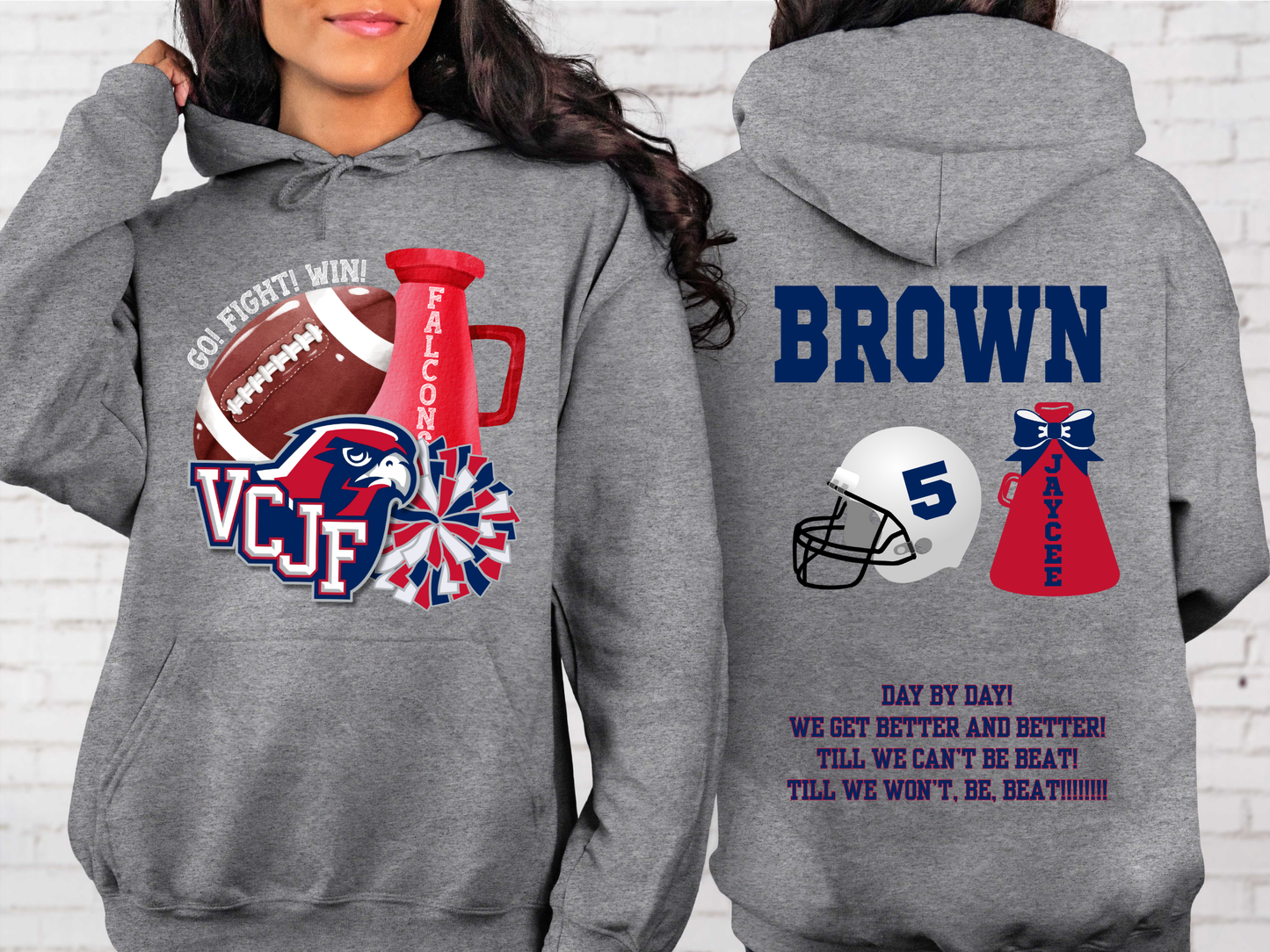 VCJF Football and Cheer Design 6 - Adult