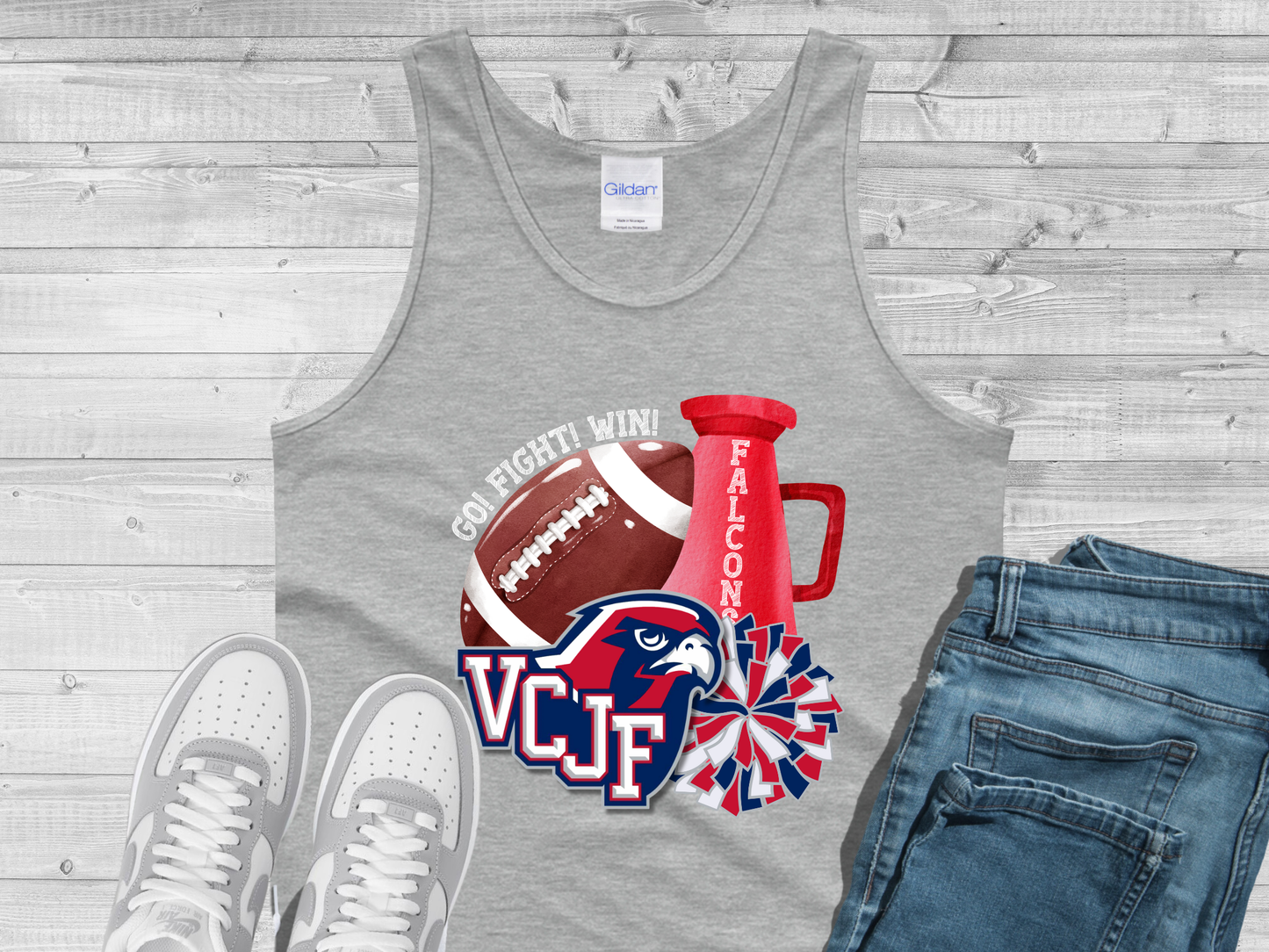 VCJF Football and Cheer Design 6 - Adult