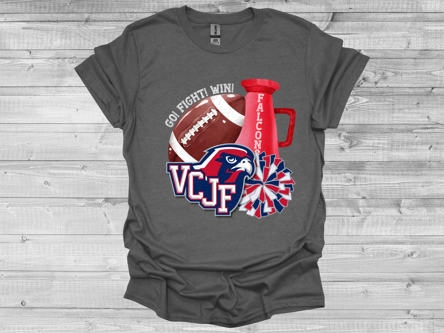 VCJF Football and Cheer Design 6 - Adult