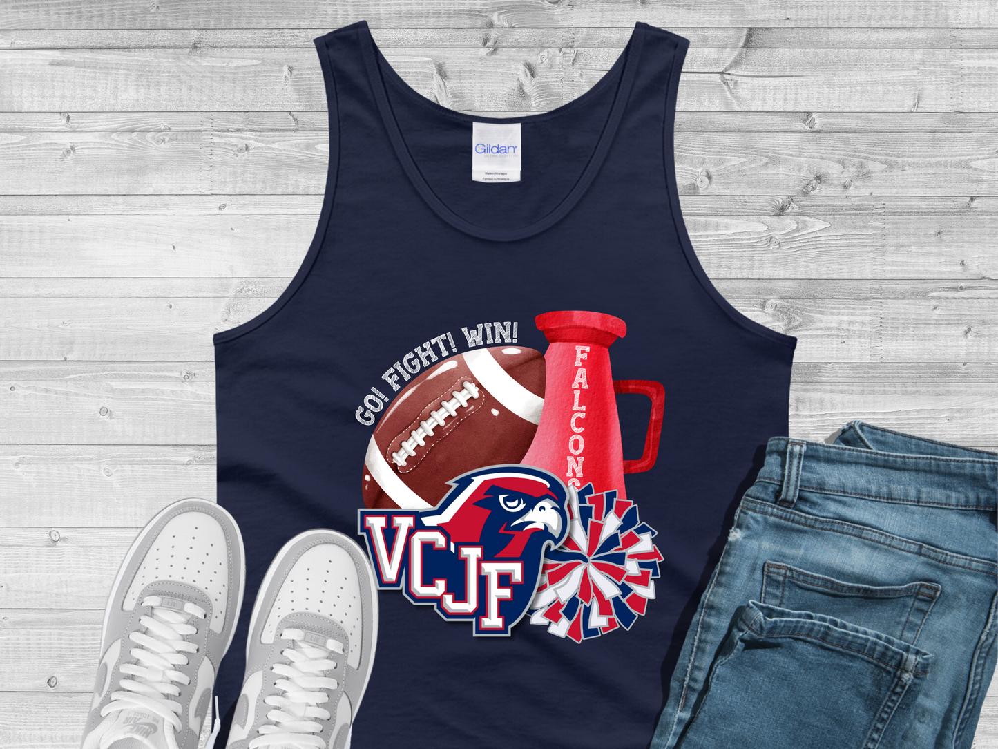 VCJF Football and Cheer Design 6 - Adult