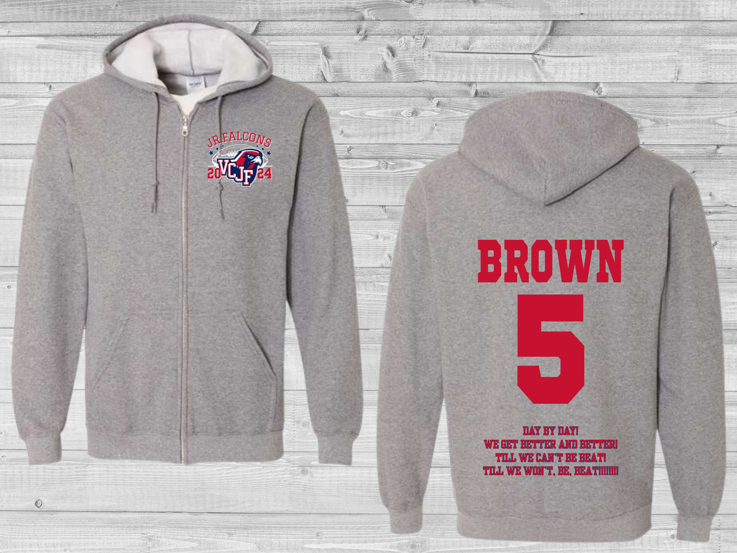 VCJF Football and Cheer Design 7 - Adult
