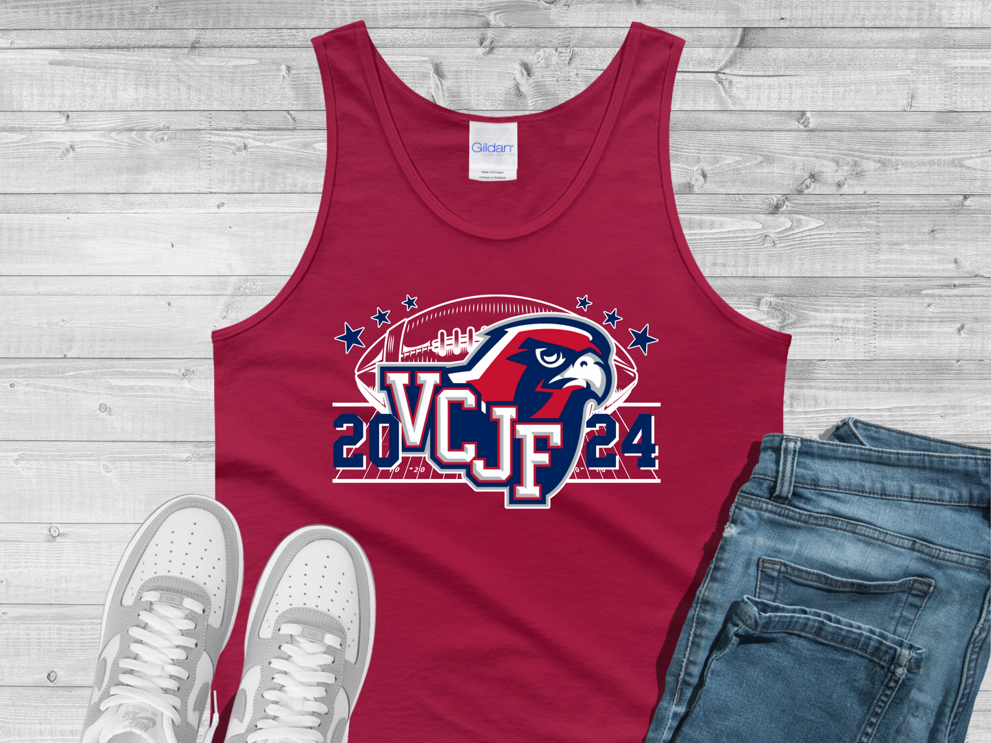 VCJF Football and Cheer Design 8 - Adult