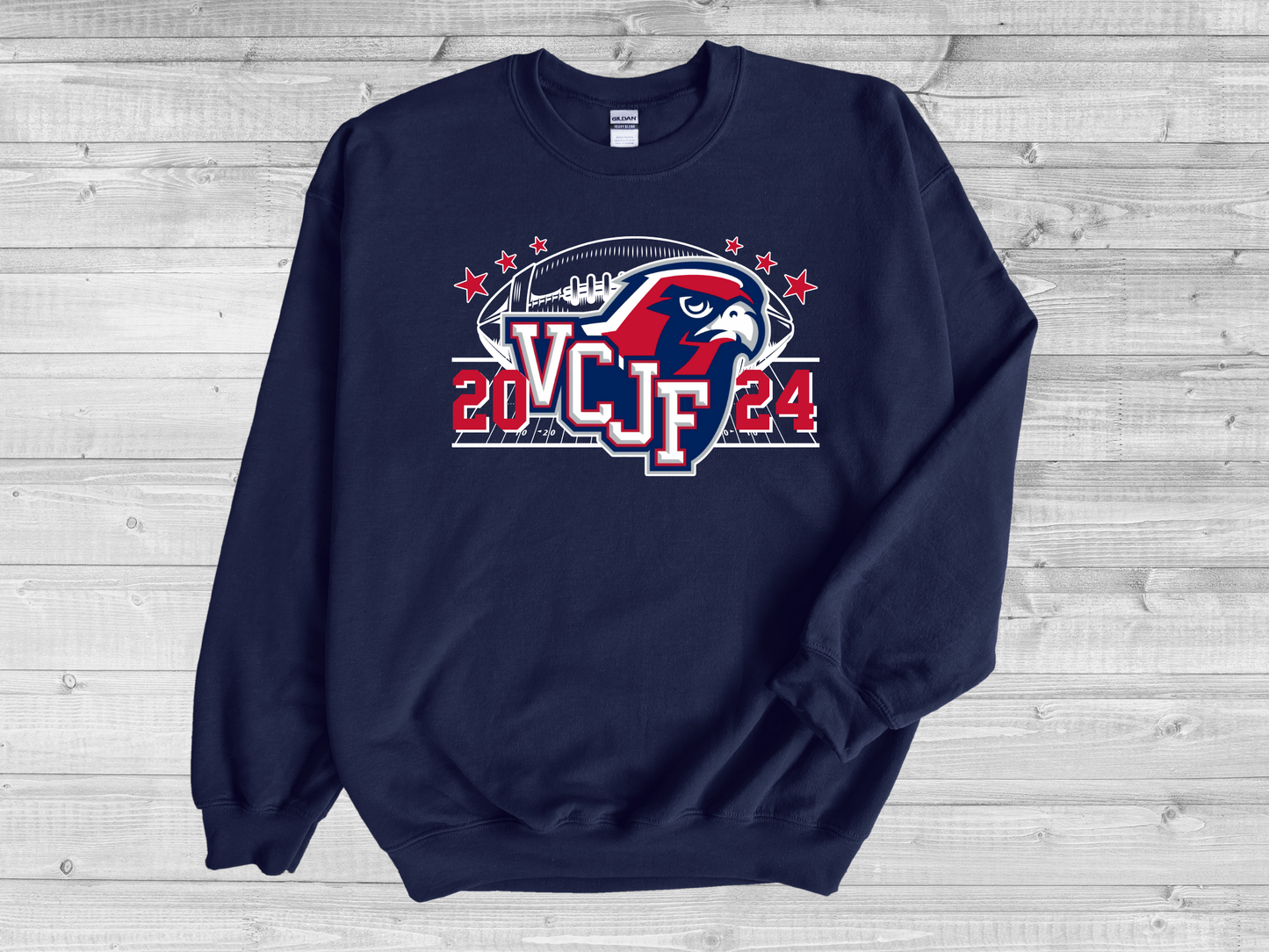 VCJF Football and Cheer Design 8 - Adult