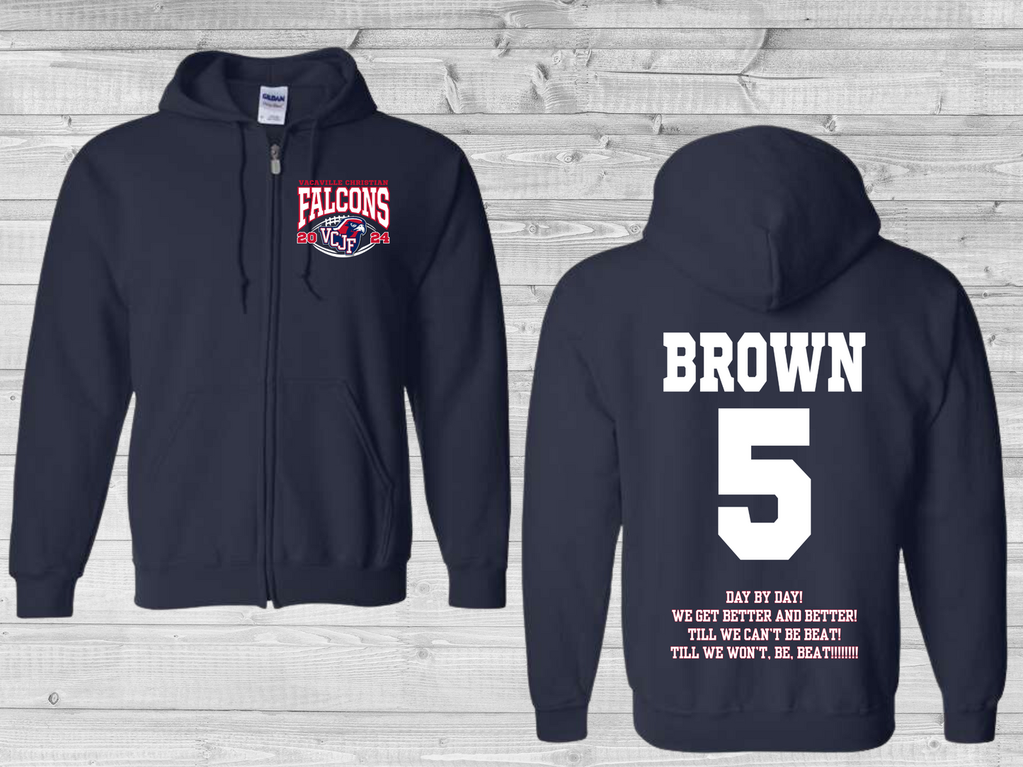 VCJF Football and Cheer Design 9 - Adult