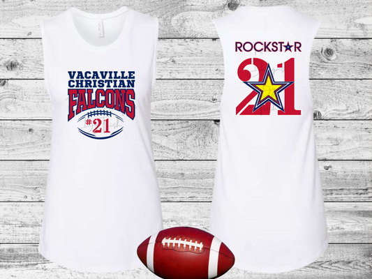 Rockstar Women's Muscle Tank Top